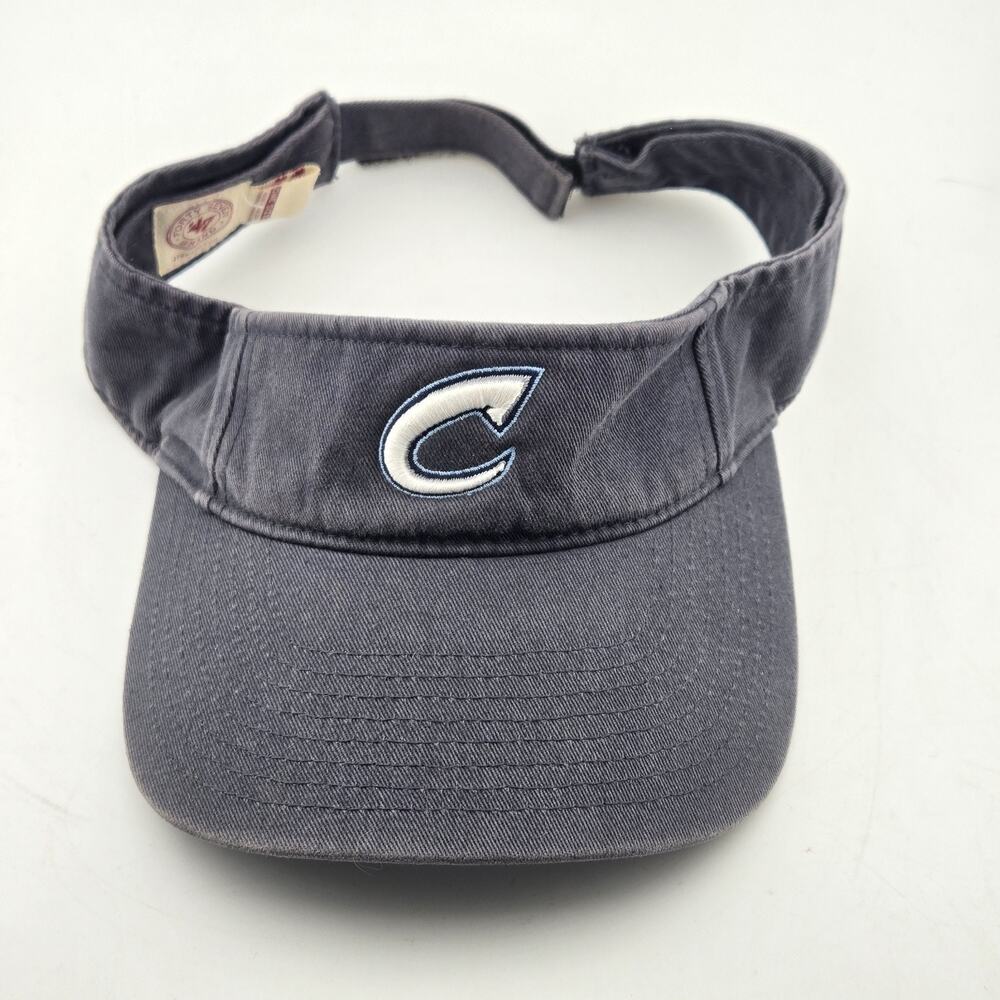 '47 Brand Columbus Clippers MiLB Clean Up Visor Navy Blue Cotton Adjustable